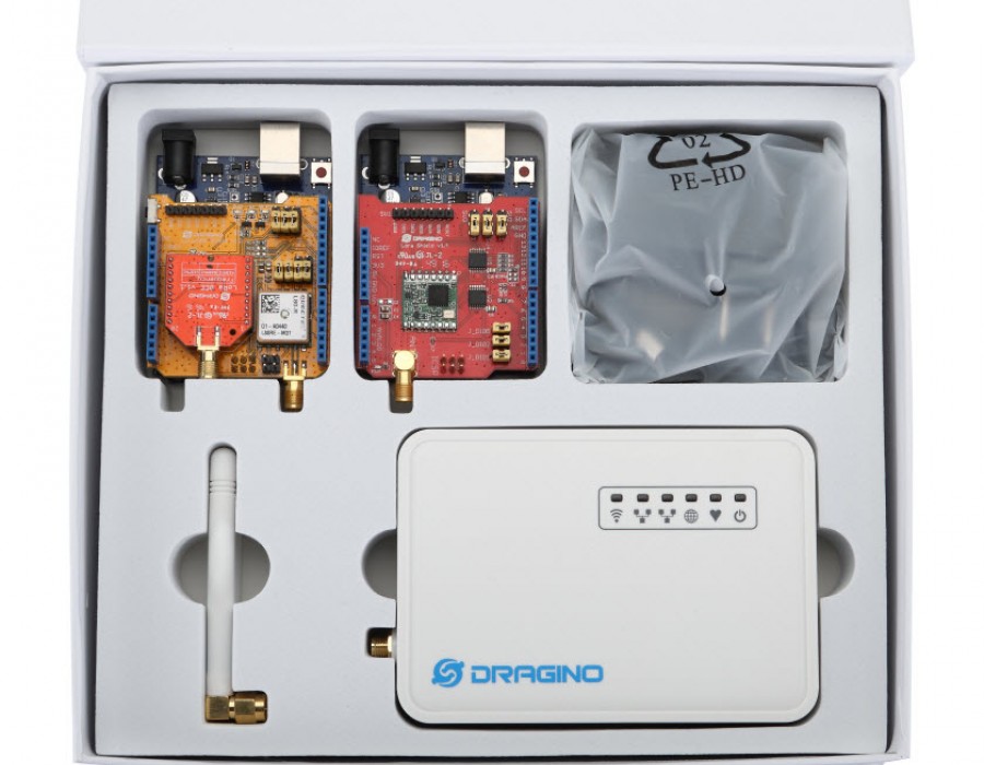 Review: Getting started with the Dragino LoRa IOT Development Kit